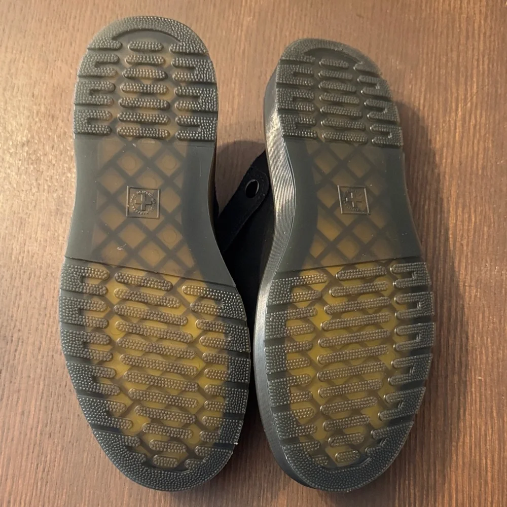 Dr. Martens Black Suede Carlson Mules - Picture 5 of 5